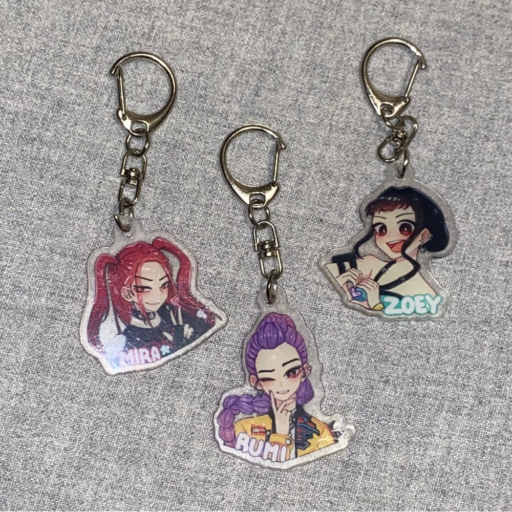 Kpop Demon Hunters HUNTR/X Acrylic Keychain